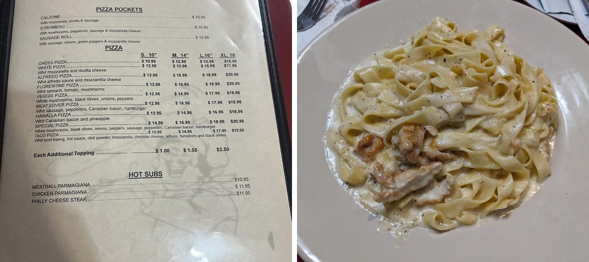 Polo's Pizza Menu