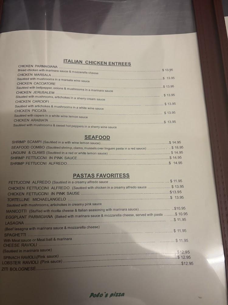 Polo's Pizza Menu image 4